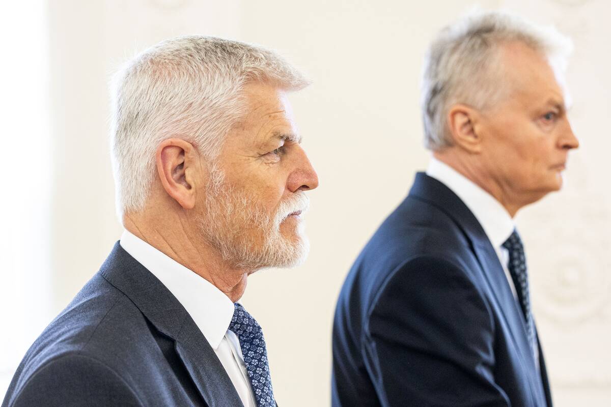 Prezidentas Gitanas Nausėda susitiko su Čekijos prezidentu Petru Pavelu