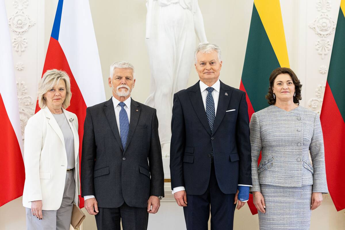 Prezidentas Gitanas Nausėda susitiko su Čekijos prezidentu Petru Pavelu