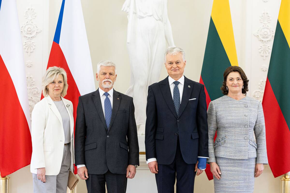 Prezidentas Gitanas Nausėda susitiko su Čekijos prezidentu Petru Pavelu