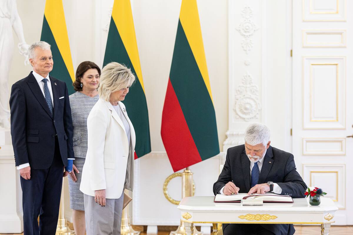 Prezidentas Gitanas Nausėda susitiko su Čekijos prezidentu Petru Pavelu