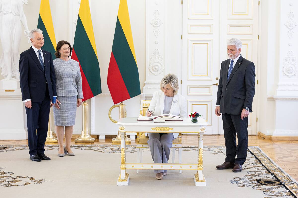 Prezidentas Gitanas Nausėda susitiko su Čekijos prezidentu Petru Pavelu