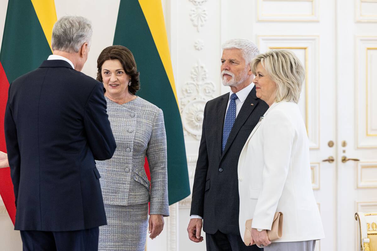 Prezidentas Gitanas Nausėda susitiko su Čekijos prezidentu Petru Pavelu
