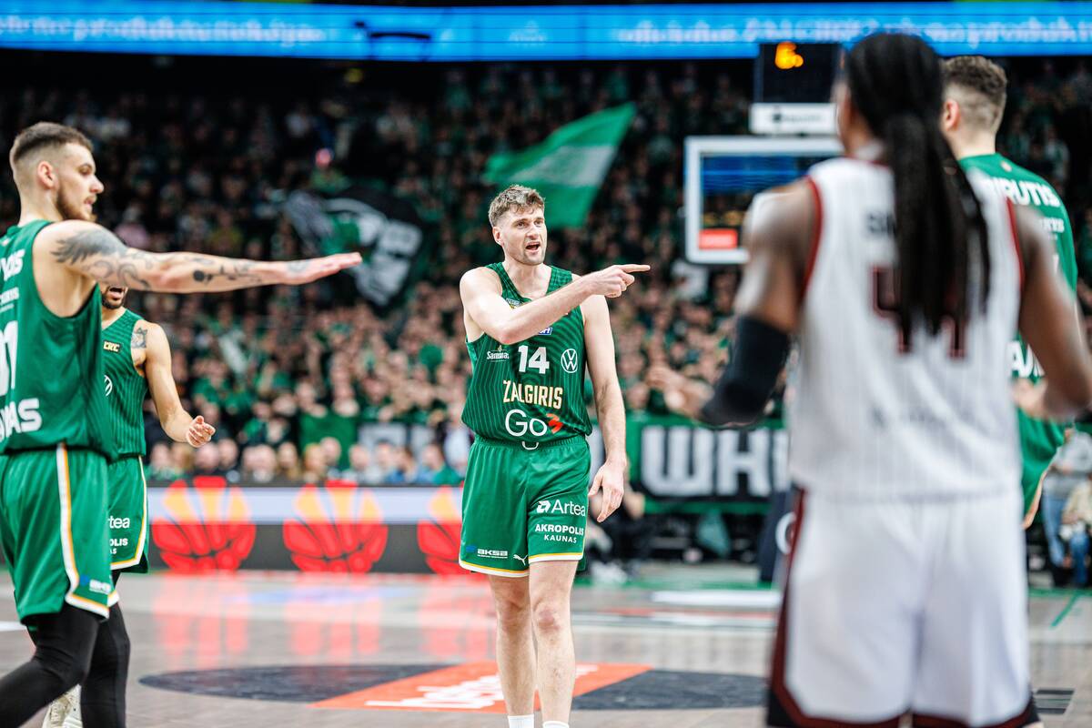 LKL: Kauno „Žalgiris“ ir Vilniaus „Rytas“ (98:81)