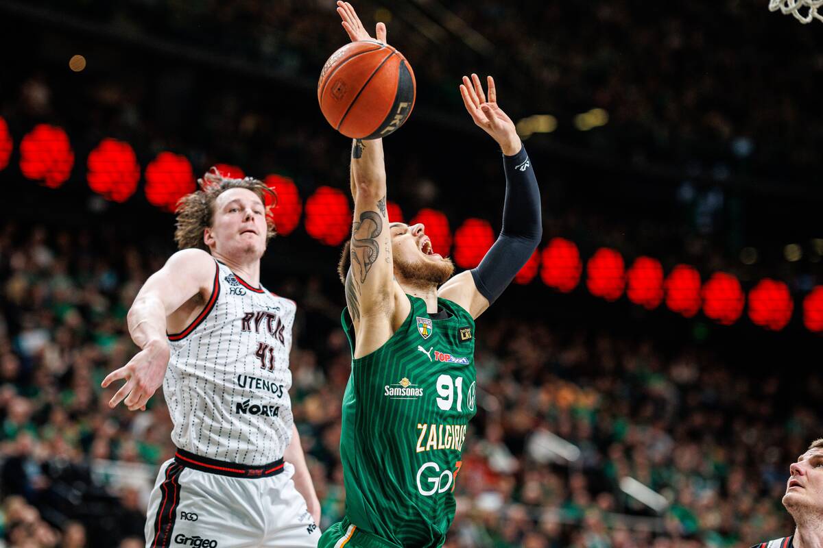 LKL: Kauno „Žalgiris“ ir Vilniaus „Rytas“ (98:81)