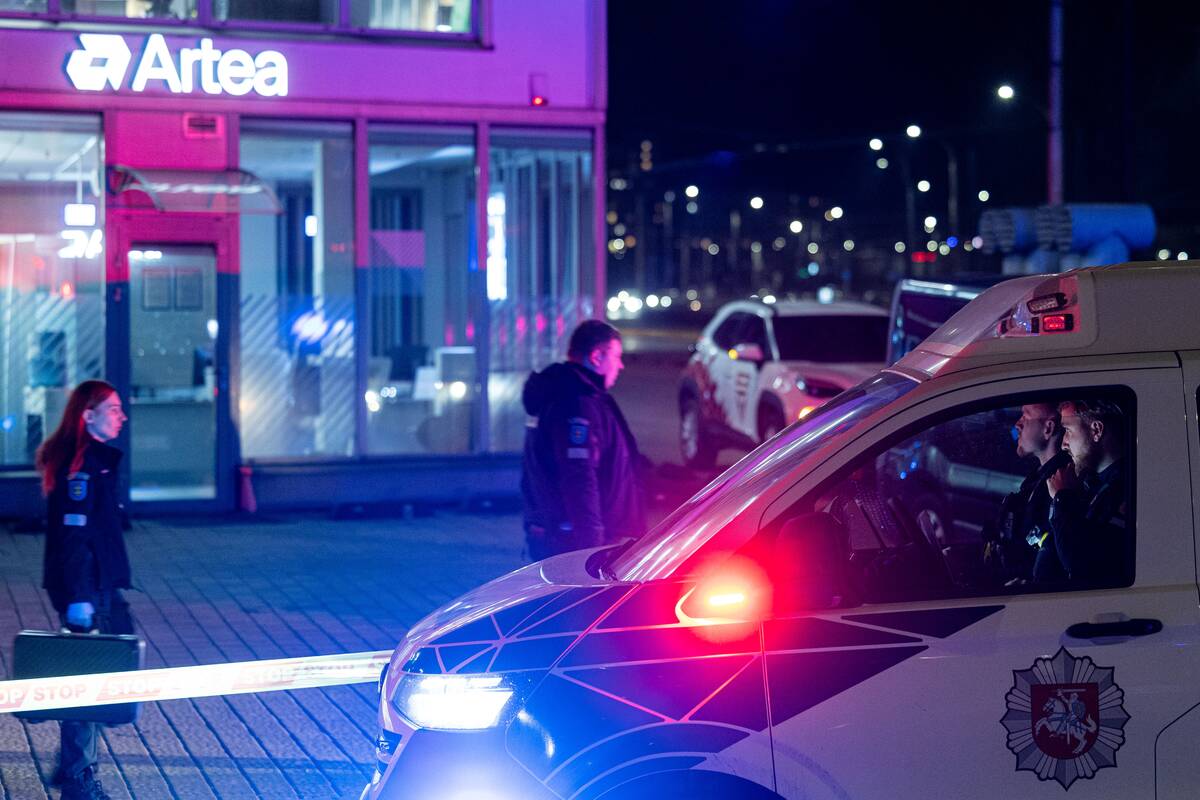 Išpuolis banko skyriuje Vilniuje