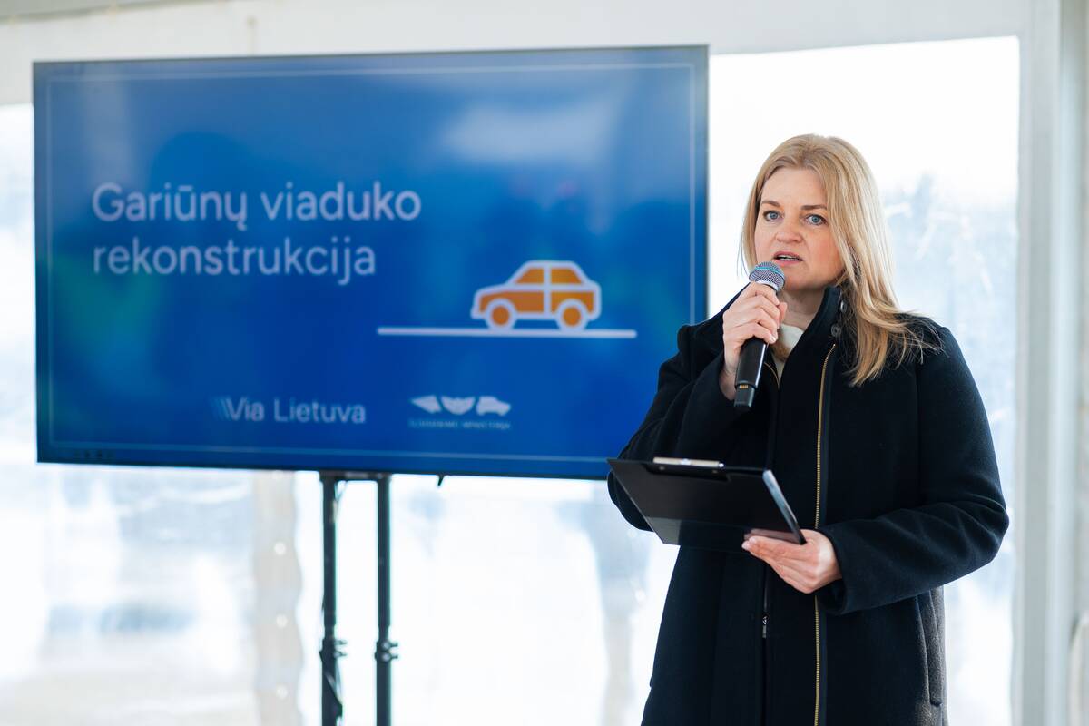 Gariūnų viaduko rekonstrukcijos pristatymas