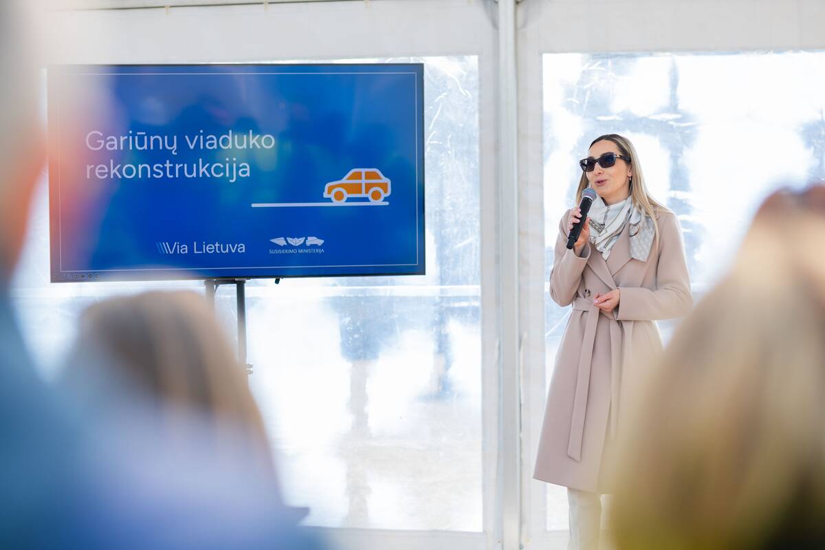 Gariūnų viaduko rekonstrukcijos pristatymas
