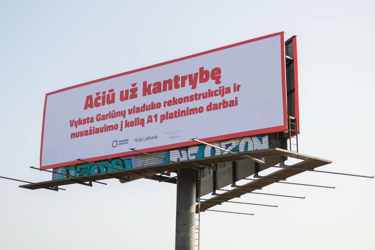 Gariūnų viaduko rekonstrukcijos pristatymas