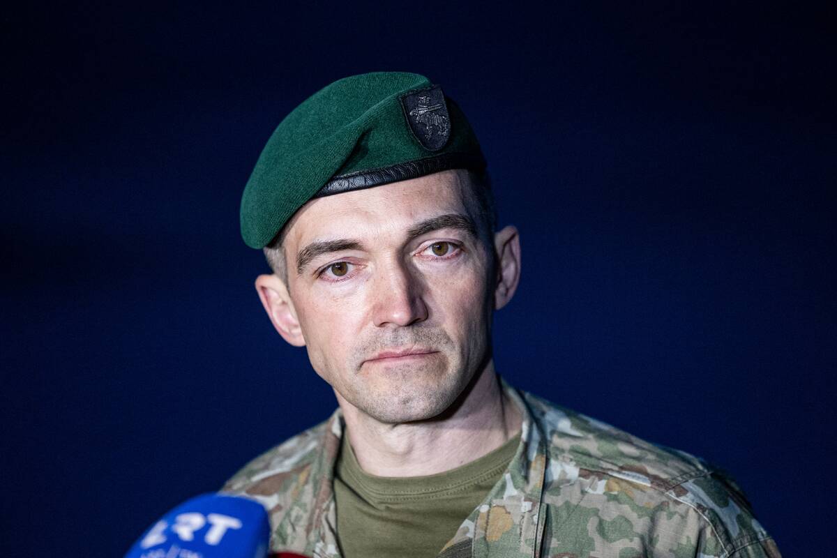 Ant Lavyso ežero nukritęs objektas