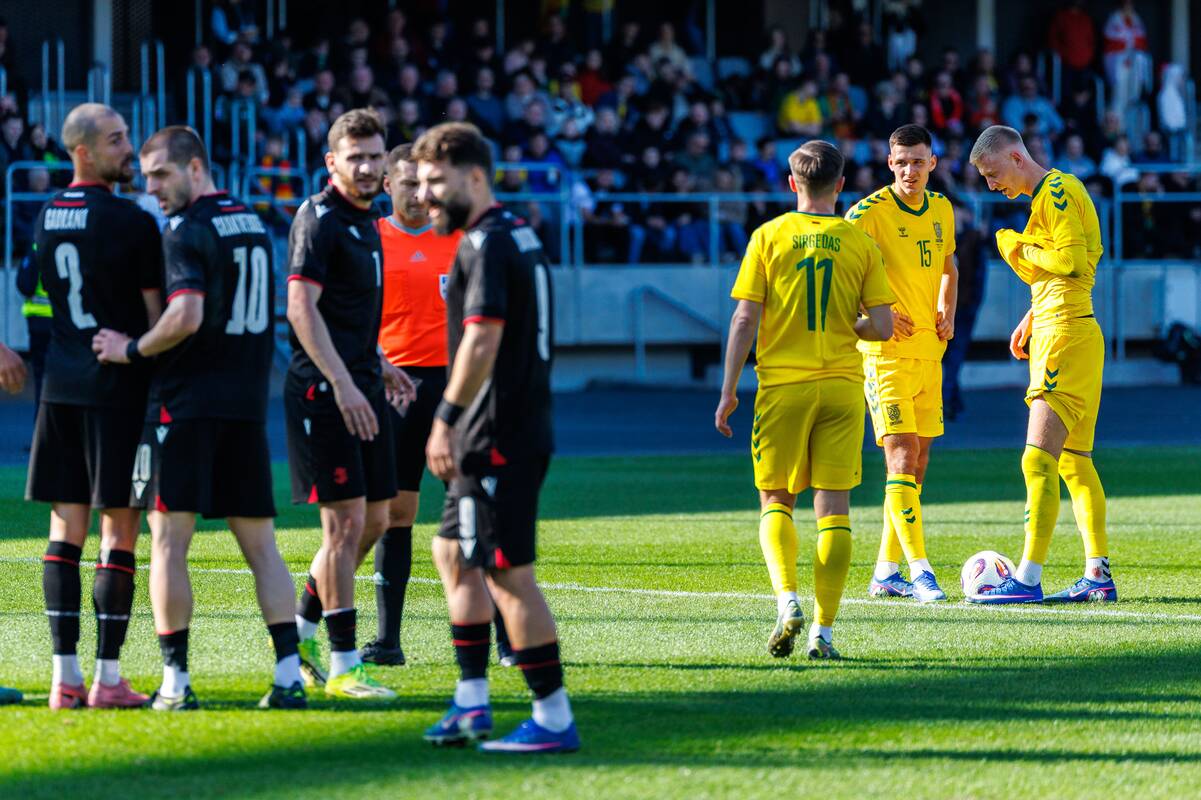 Lietuvos futbolo rinktinės rungtynės su Sakartvelo rinktine