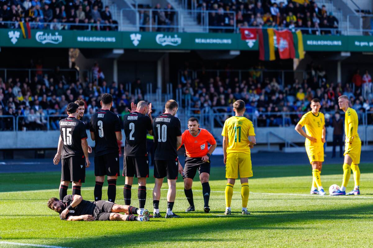 Lietuvos futbolo rinktinės rungtynės su Sakartvelo rinktine