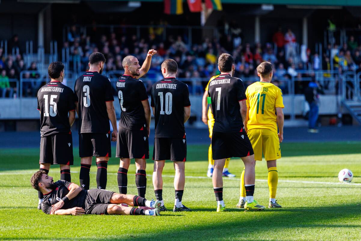 Lietuvos futbolo rinktinės rungtynės su Sakartvelo rinktine