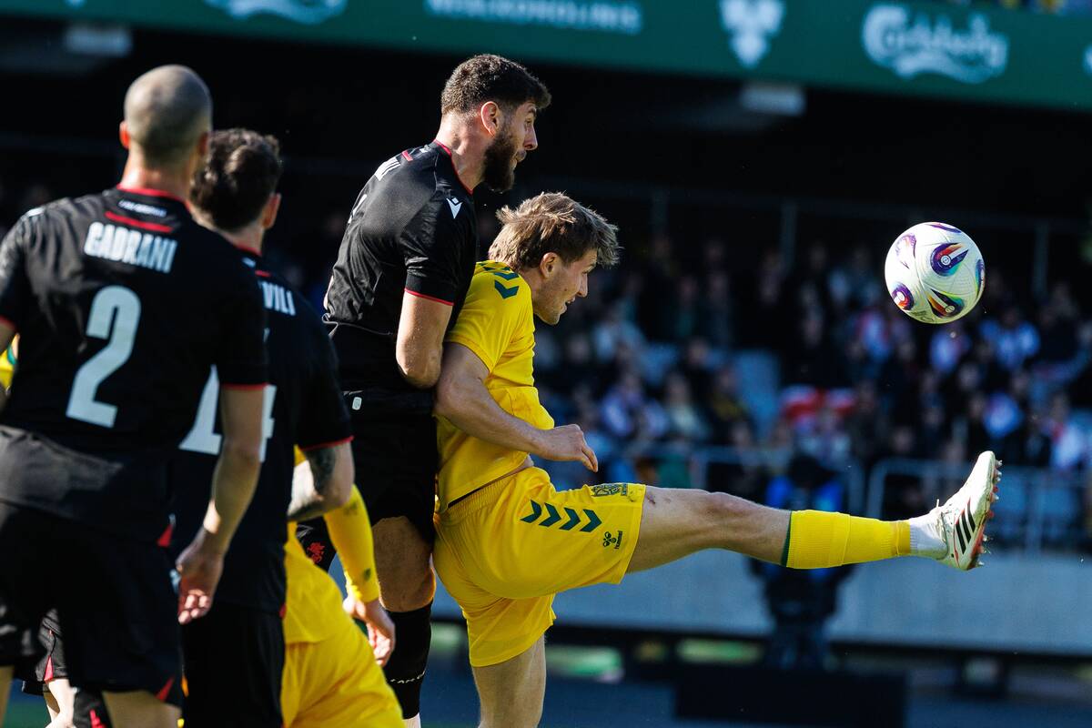 Lietuvos futbolo rinktinės rungtynės su Sakartvelo rinktine