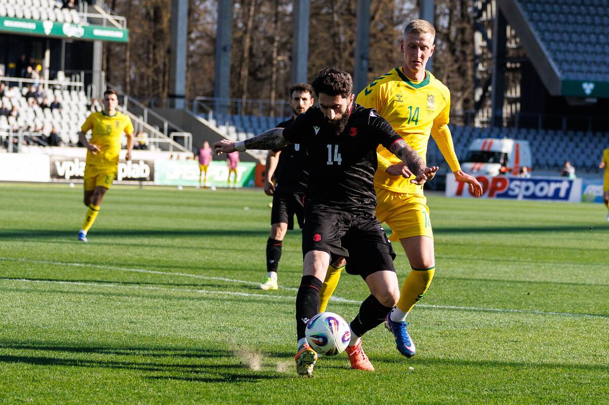 Lietuvos futbolo rinktinės rungtynės su Sakartvelo rinktine
