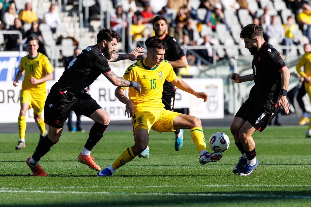 Lietuvos futbolo rinktinės rungtynės su Sakartvelo rinktine