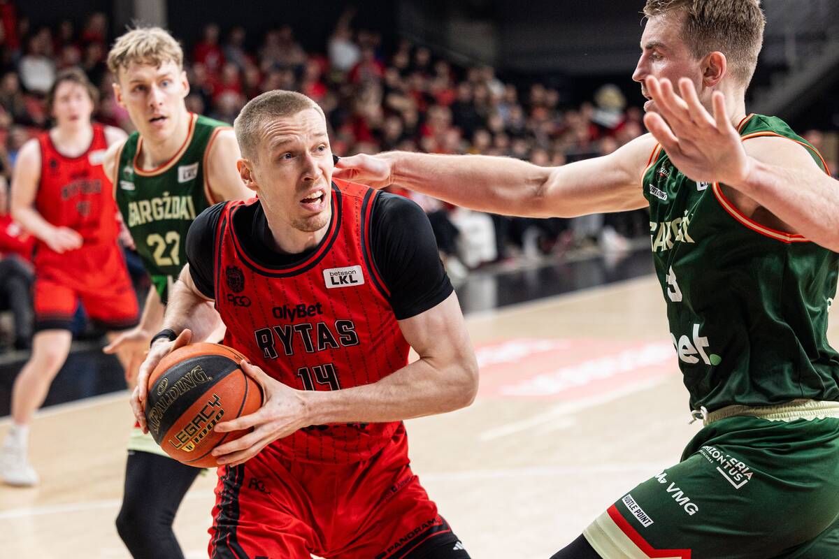 LKL rungtynės: Vilniaus „Rytas“–„Gargždai“