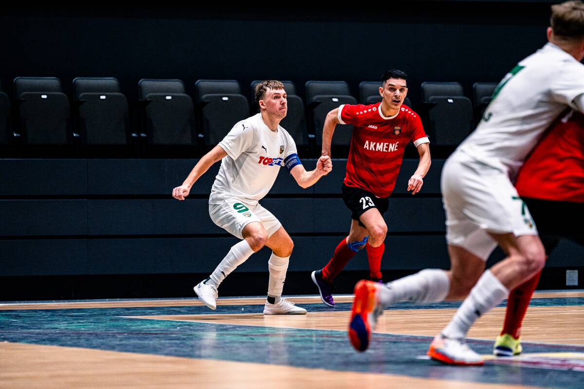 
<span>Futsal A lygos finalo serijoje – nauja akistata: „Kauno Žalgiris“ susitinka su „Akmenės kraštu“</span>
