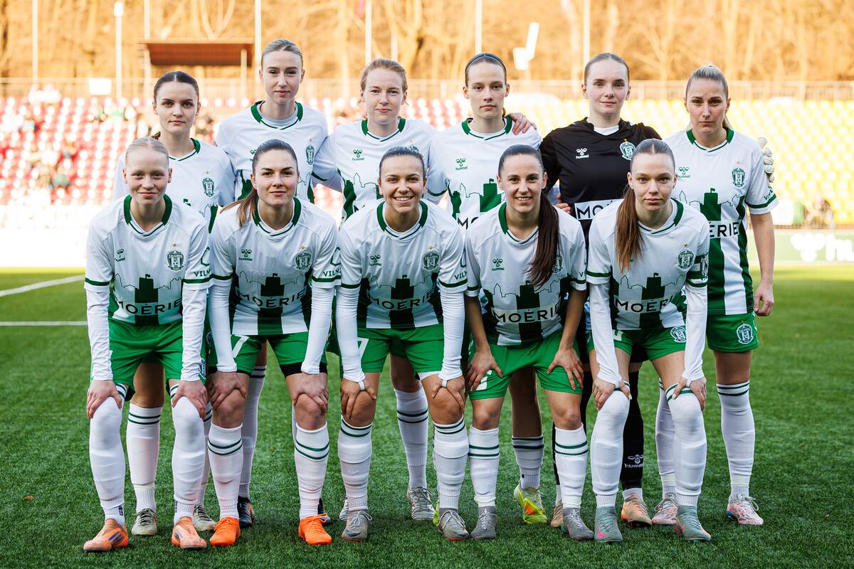 
<span>Moterų A lygos starte – trys įvarčiai ir palaikymas tribūnose</span>
