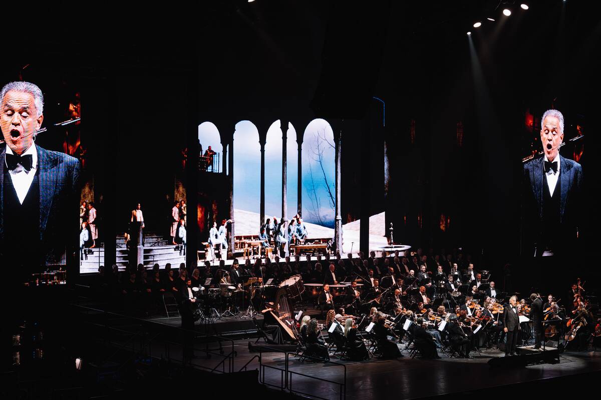 Kauno „Žalgirio“ arenoje – Andrea Bocelli koncertas
