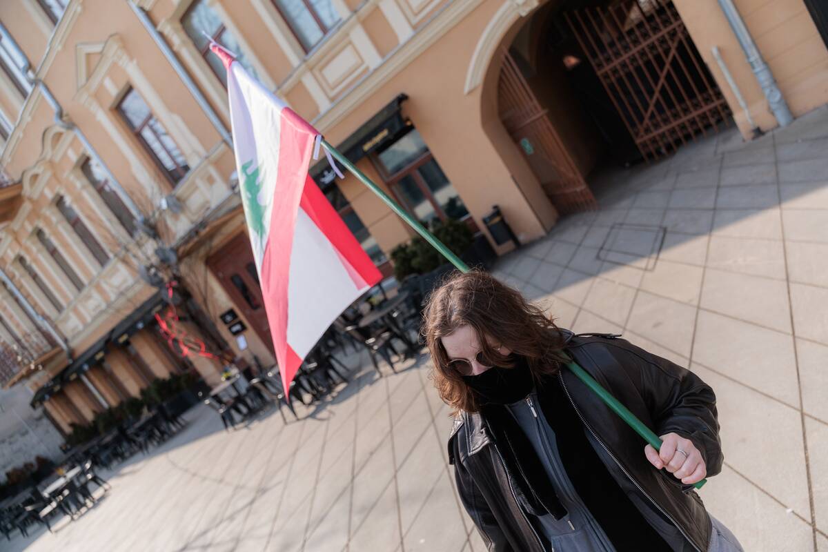 Kaune surengta protesto akcija „Karui – NE!“