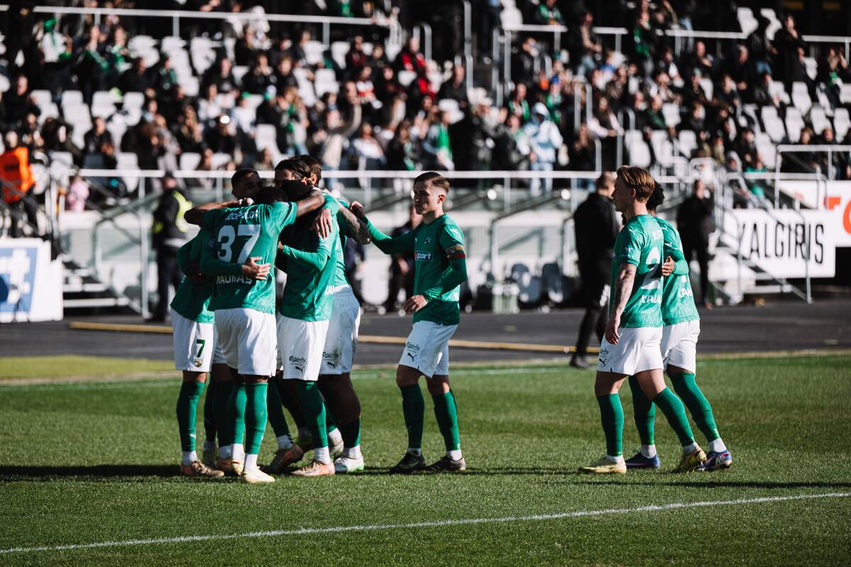TOPLYGA: „Kauno Žalgiris“ – Marijampolės „Sūduva“ 1:1