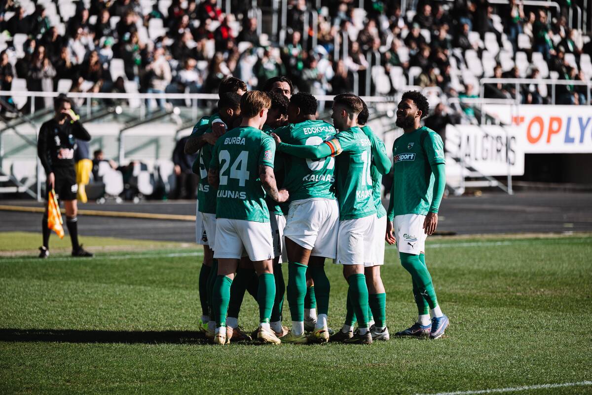 TOPLYGA: „Kauno Žalgiris“ – Marijampolės „Sūduva“ 1:1
