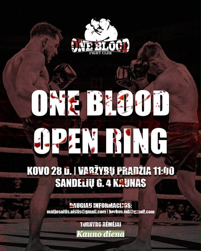 Turnyras „One blood open ring“