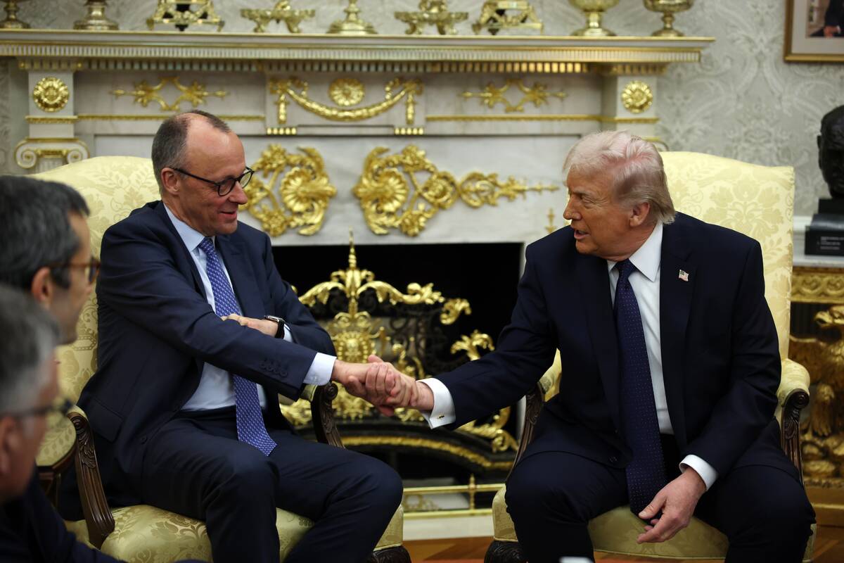 Friedrichas Merzas ir Donaldas Trumpas