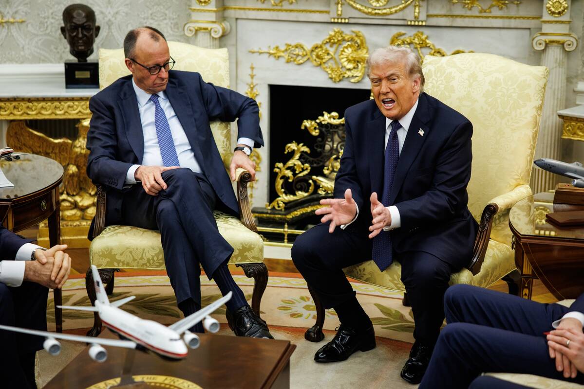 Friedrichas Merzas ir Donaldas Trumpas