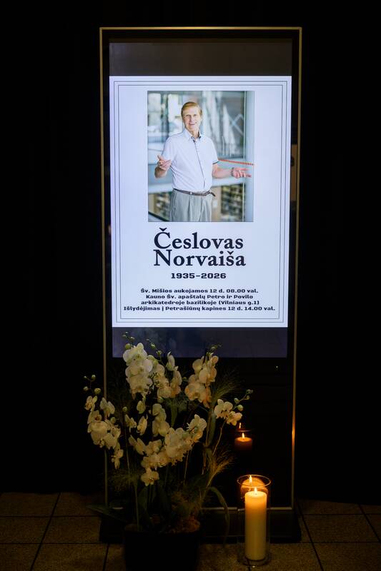 Atsisveikinimas su Česlovu Norvaiša