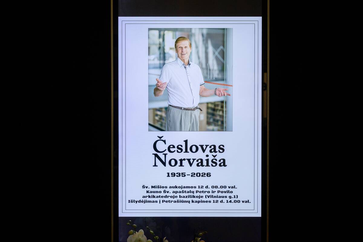 Atsisveikinimas su Česlovu Norvaiša
