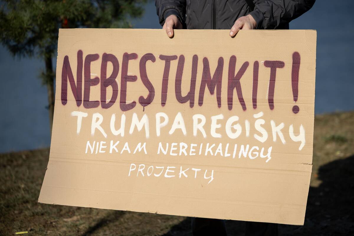 Šančiškių akcija pakrantei išsaugoti