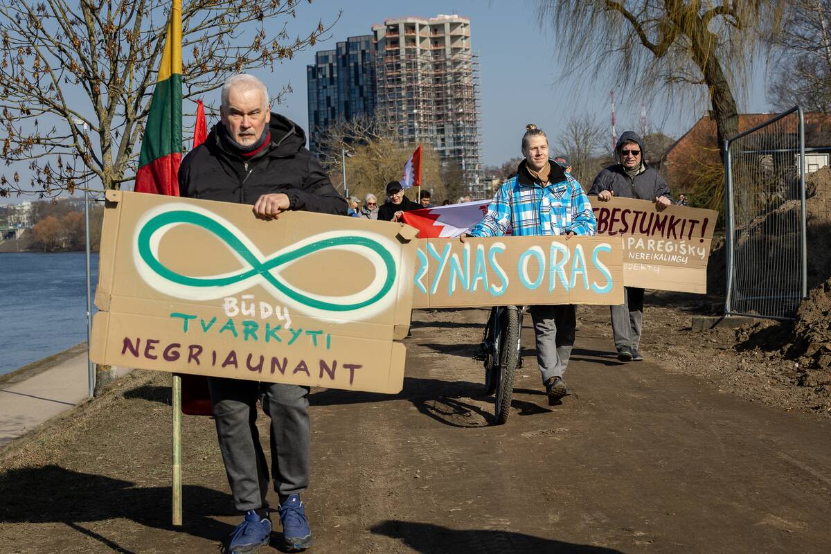 Šančiškių akcija pakrantei išsaugoti