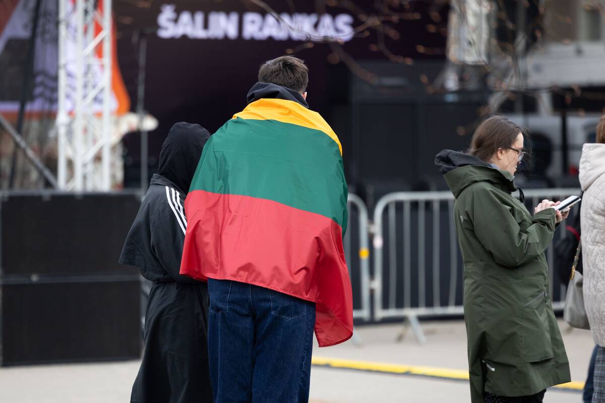 Prie Seimo protestas „Šalin rankas nuo laisvo žodžio!“