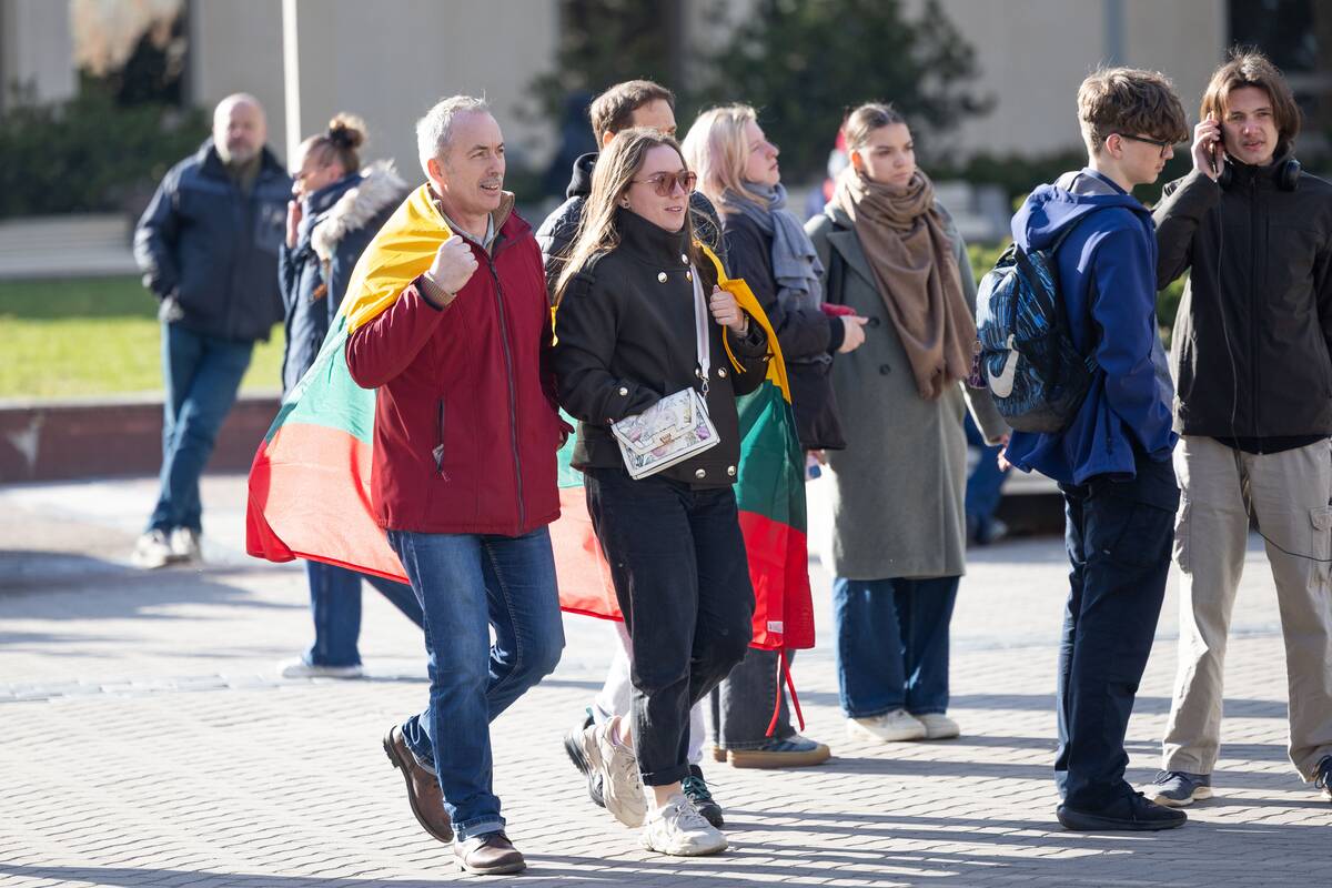 Prie Seimo protestas „Šalin rankas nuo laisvo žodžio!“