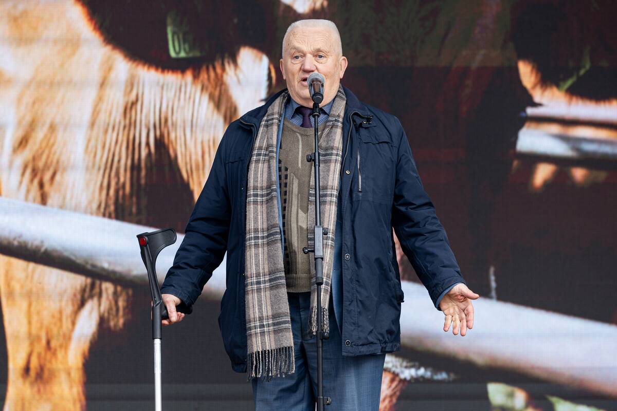Pieno gamintojų protesto akcija Vilniuje