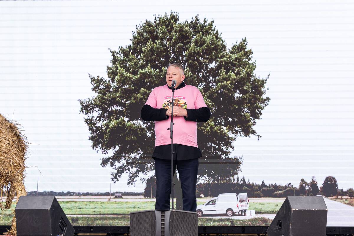 Pieno gamintojų protesto akcija Vilniuje