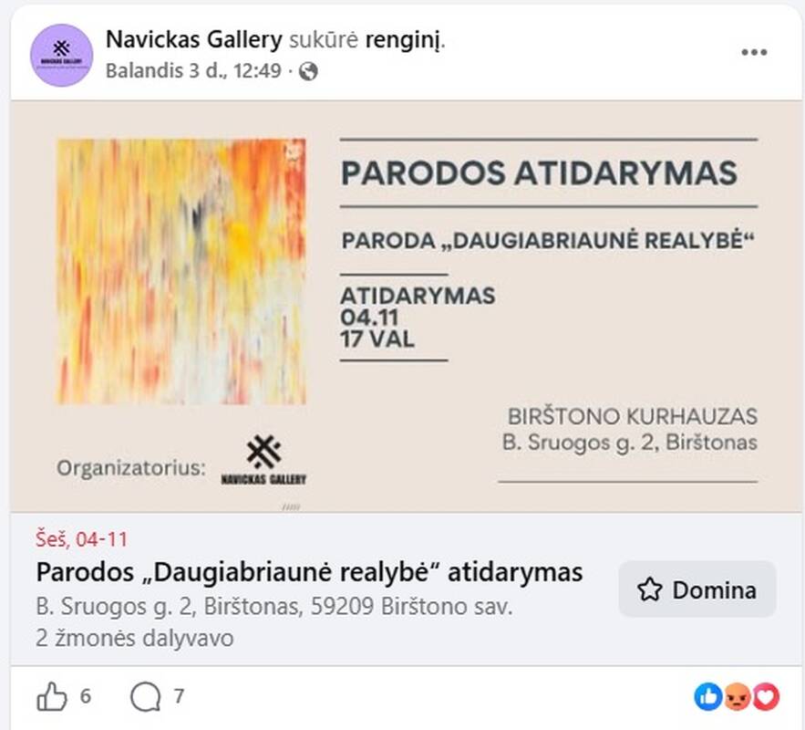 
<span>Akibrokštas: parodos organizatorius dingo kaip į vandenį</span>
