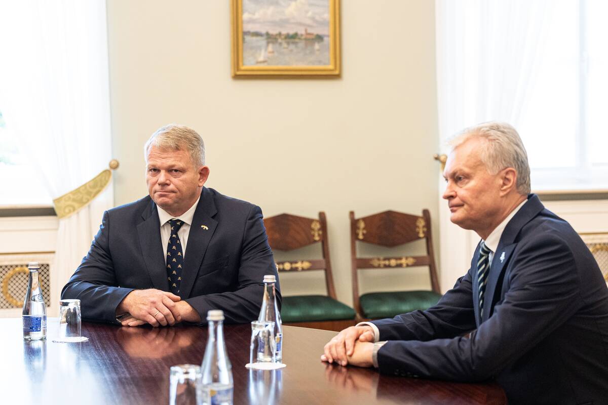 Andrius Palionis (kairėje) ir Gitanas Nausėda