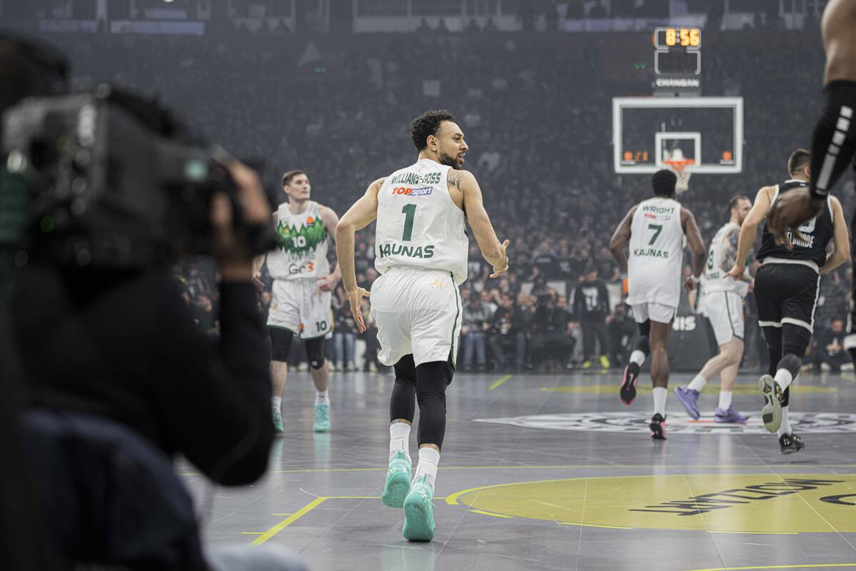 Eurolyga: Belgrado „Partizan“ – Kauno „Žalgiris“ 74:83