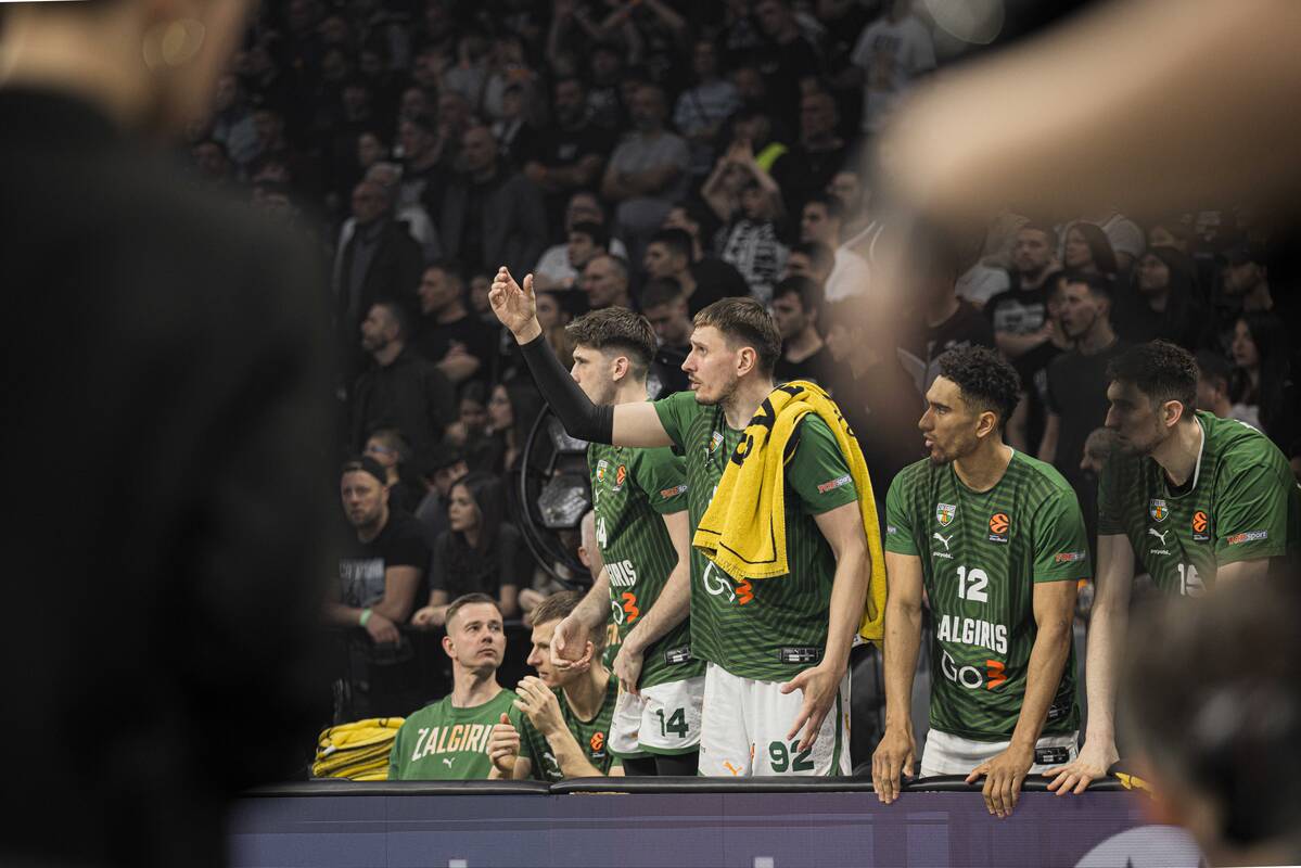 Eurolyga: Belgrado „Partizan“ – Kauno „Žalgiris“ 74:83