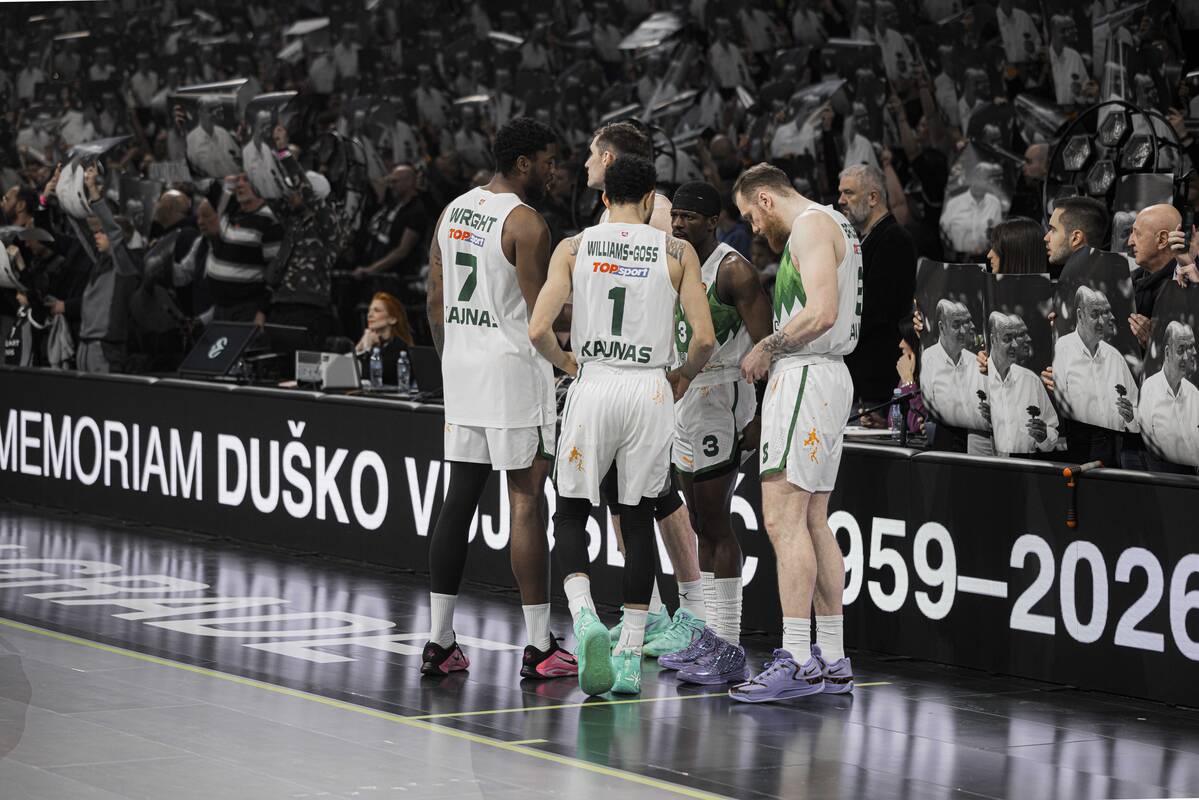 Eurolyga: Belgrado „Partizan“ – Kauno „Žalgiris“ 74:83