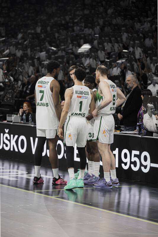 Eurolyga: Belgrado „Partizan“ – Kauno „Žalgiris“ 74:83
