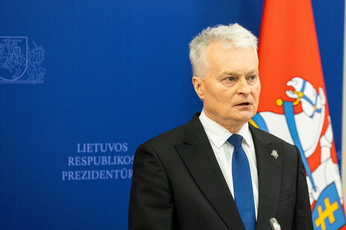 
<span>Gitanas Nausėda sako, kad Lietuva visiškai pasitiki NATO ir jos vienybe</span>
