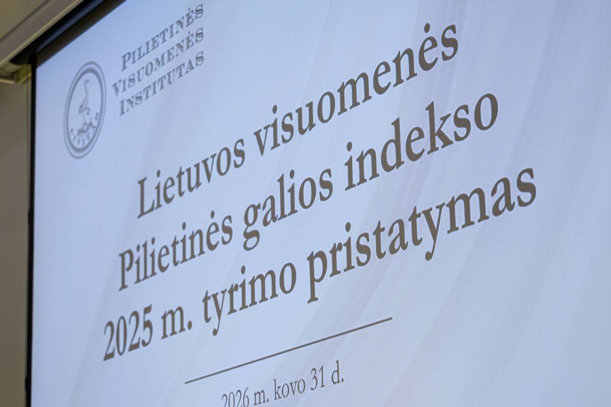 Pilietinės galios indekso tyrimo pristatymas