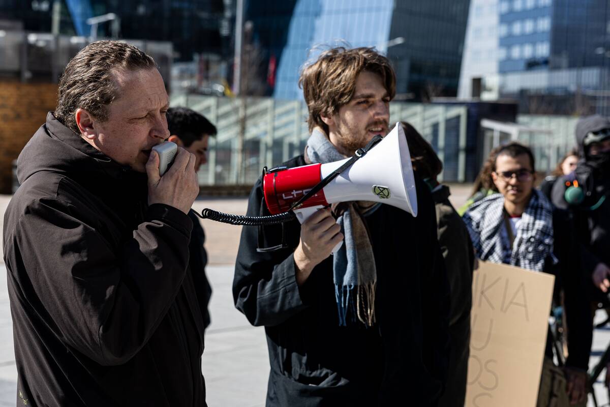 Vilniuje – protestas prieš Neries vagos tvarkymo darbus