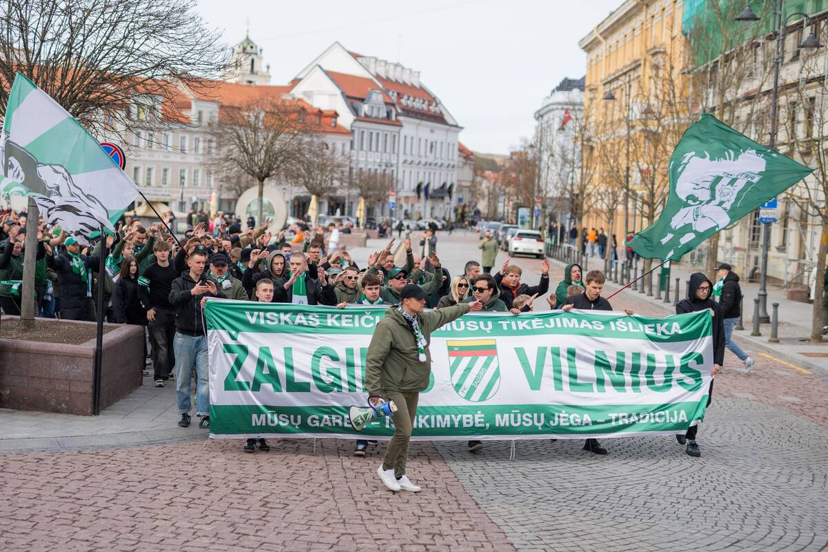 Vilniaus „Žalgirio“ fanų eisena