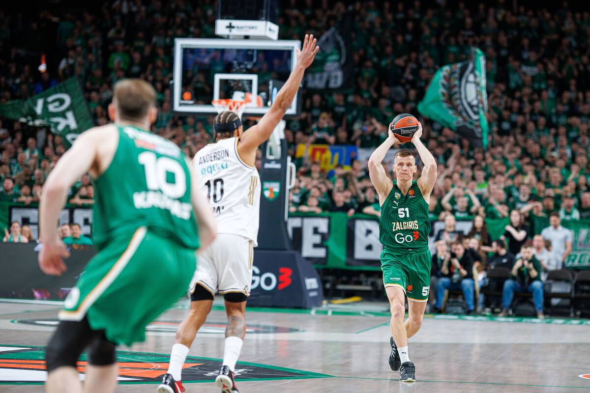Eurolyga: Kauno „Žalgiris“ – „Dubai“ 65:77