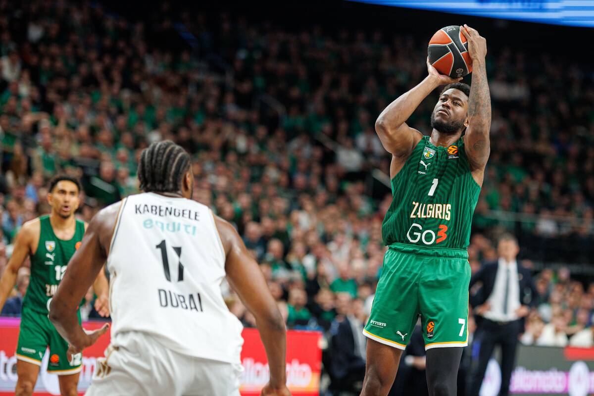 Eurolyga: Kauno „Žalgiris“ – „Dubai“ 65:77