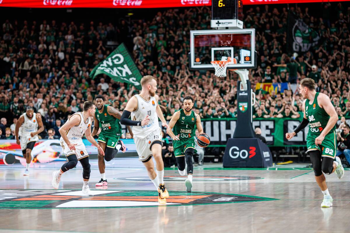 Eurolyga: Kauno „Žalgiris“ – „Dubai“ 65:77